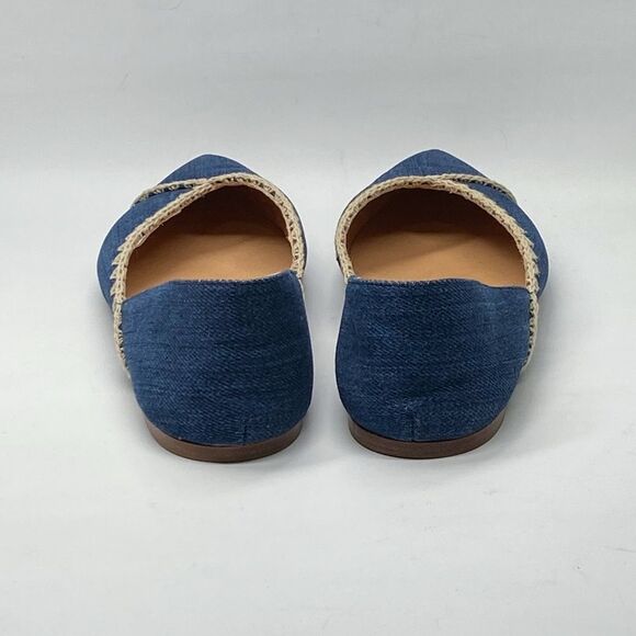 Gabriela Hearst Avner Denim Stitch Ballerina Flats size 38 - Picture 7 of 13